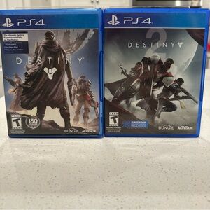 Destiny Video Game Bundle for PS4 - Blue Cases